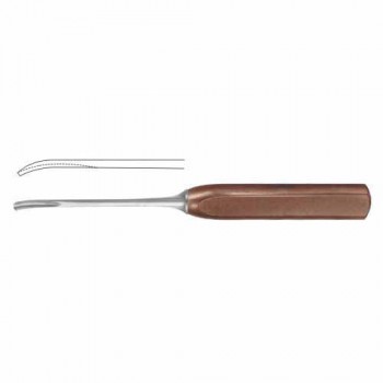 FiberGrip™ Zielke Bone Gouge Stainless Steel, 23 cm - 9" Blade Width 5.5 mm